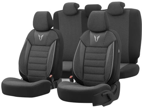 Generisch Auto Sitzbezug Sitschoner Schonbezug Universal Komfortabel Schwarz XAPLOT76893