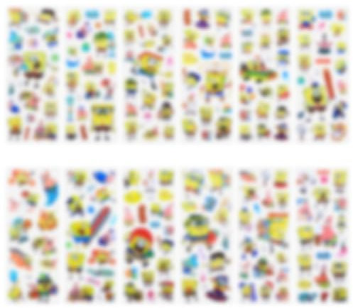 yumcute 3D Puffy Aufkleber für Kinder,12 Blätter Verschiedene Prinzessin Geschwollen Stickers, Niedliche Wiederverwendbare Sticker für Scrapbooking,Jungen Mädchen Kleinkinder