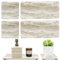 Set mit 4 Trockenstein-Seifenschalen für Küche, Arbeitsplatte, Keramik, Badezimmer-Waschbecken, Zubehör, Handseifenschale, Halter, saugfähig, Küchentablett, Waschbeckentablett, Theke,