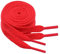 North Bund 2 pares de cordones planos para zapatillas de deporte 8mm Cordones planos de recambio para zapatillas de deporte Rojo 100cm