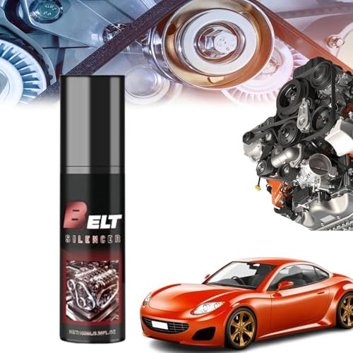 Belt Dressing Spray Automotive, Lubrication & Silencer Spray for Automotive Engine Belts, Automotive Belt Dressing Spray, Car Belt Squeak Spray, Engine Belt Silencer Spray