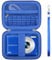Supmay Carrying Case for VAHOIALD/for Taichaeu/for Fleafer/for Nsoela Upgrade Digital Camera, Digital Point and Shoot Camera Storage Holder Travel Bag with Mesh Pocket for Battery, SD Card, Blue