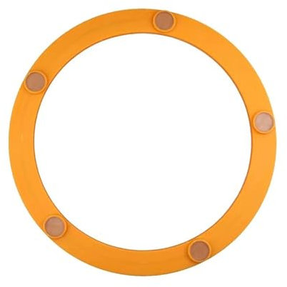 FLIPP Esstisch Drehteller Haushaltstisch Glas rund Esstisch Kreisschiene Drehwelle(40cm)