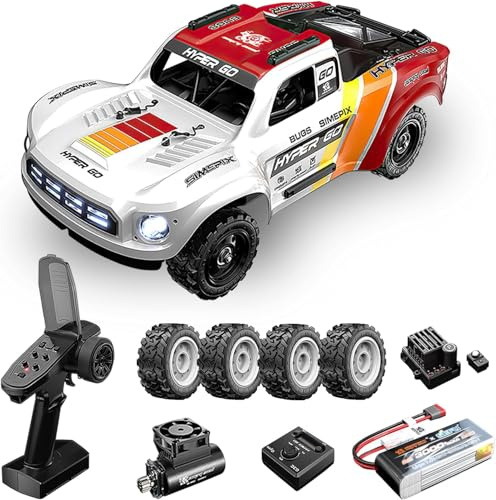 s-idee® MJX 14211 Hyper Go RC Car 1:14 Brushless Highspeed Off-Road Truck bis zu 80 km/h Hyper Go