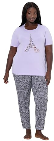 Ulla Popken Damen Pyjama
