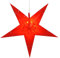Stern Weihnachtsstern 12 LED ? 44 cm weiß rot batteriebetrieben Lichterkette (Rot)