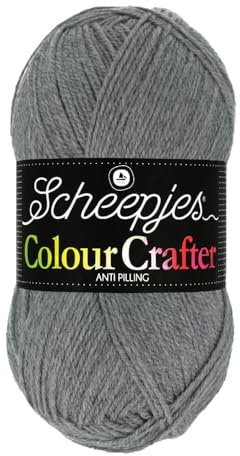 Scheepjes Colour Crafter 100g Yarn Ball | Acrylic DK Double Knit Wool | Soft & Anti-Pilling for Knitting, Crochet, Blankets & Amigurumi (1099 Wolvega)