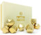 Whiskey Stones Gold Edition Geschenkset 8 Stück Edelstahl Diamantförmige Metall Eiswürfel Wiederverwendbare Chilling Rocks inkl. Silikonspitze Zange und Aufbewahrungsschale
