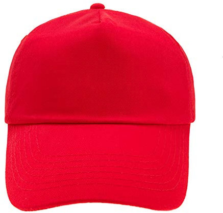 MFAZ Morefaz Ltd Jugend Baseball Kappe Kinder Mütze Basecap Mädchen Junge (Bright Red)