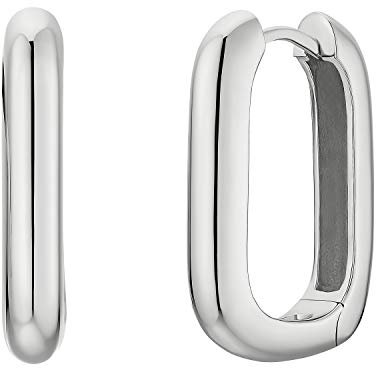 NOELANI Creolen 925 Sterling Silber Damen Ohrschmuck, 2,1 cm, Gold, Kommt in Schmuck Geschenk Box, 2031600