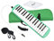 Btuty Melodica Musikinstrument für Anfänger, 32 Tasten, mit Tragetasche, Grün