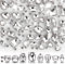 Yolev 100 Stück Strasssteine zum Aufnähen Groß Flach Glitzersteine Silber Kleidung Textilien Strasssteine Zubehör für Schmuck Kleidung Handwerk DIY Herstellung