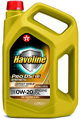 Havoline ProDS VB 0W-20 Synthetisches Motoröl für Autos 4 Liter