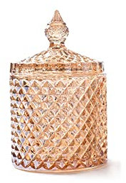 Barattolo di vetro per dolci con coperchio, contenitori per caramelle, biscotti, buffet, barattoli decorativi per feste e matrimoni