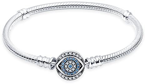 TINSLO Pulsera para mujer de plata de ley 925, pulseras con cierre de corazón, pulsera de serpiente, pulsera de eslabones para San Valentín, día de la madre, cumpleaños, Navidad, regalo para mujeres
