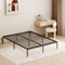 Stanew Cadre de Lit 140 x 190 avec Sommier, Hauteur 36 cm pour Rangement, Plateforme en Métal, Sommier 140x190, Assemblage Facile, Combiner Esthétique et Praticité