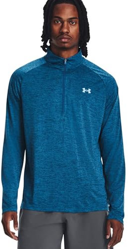 Under Armour Men's Tech 2.0 1/2 Zip Sweatshirt, (426) Varsity Blue / / Blizzard, S