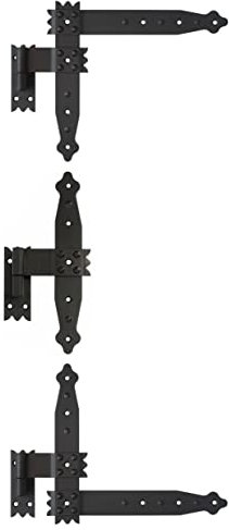 Winkelband Fensterladen Fensterband Fensterscharniere 250 x 225 Winkelscharniere Pulverbeschichtung, 3 Teile Mittelband 235