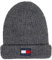 Tommy Jeans Damen Strickmütze Soft Wintermütze, Grau (Grey Melange), Onesize