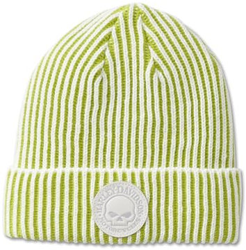 HARLEY-DAVIDSON Venom Willie G Skull Beanie Wild Lime Damen Mütze