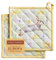 Maison d' Hermine Topflappen, 100% Baumwolle, hitzebeständig, Set mit 2 Hotpads mit Schleife zum Backen, Grillen, Mikrowelle, Umgang mit heißen Pfannen, Easter Zest – Frühling/Sommer (20cm x 20cm)