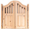 Saloontüren Café-Schwingtür aus Kiefernholz mit vergittertem Fenster, Doppeltwirkende Salon-Küchentür, Innenpendeltür aus massivem Holz, Trennwand für Bar, Küche und Restaurant ( Color : Style 2 , Siz