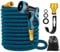 Sylken Garden Hose Expandable Garden Pipes，3 Times Expanding Flexible Magic Lightweight Watering Hose Pipe with 10 Function Spray Gun，Magic Hosepipe for Gardening Patio Car Washing Pet Bathing(150FT)