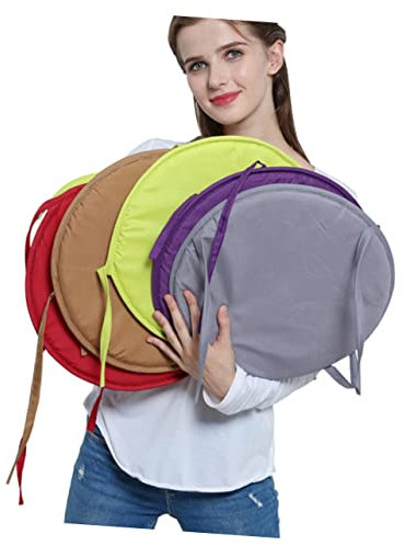 VINTORKY Rundes Sitzkissen Für Zuhause Verdicktes Stuhlsitzkissen Aus Schwamm Runde Sitzkissen Für Schule Büro Restaurant Durchmesser