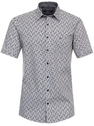 CASAMODA Freizeithemd Kurzarm Print Comfort Fit