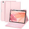 drivego Hülle mit Tastatur für iPad 11 Generation A16/10 Generation (11/10.9 Zoll, 2025/2022), 7-farbige Beleuchtung Magnetische Tastatur für iPad 11./10. Gen Hülle mit Stifthalter, Hellrosa