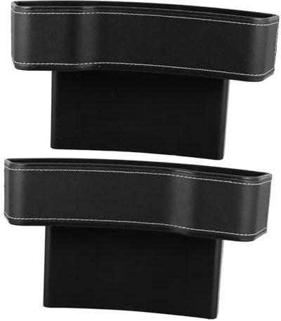 iplusmile 2 Pz auto contenitore di stoccaggio storage box scatole di immagazzinaggio scatola porta oggetti vano sedile anteriore Black