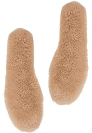 HAWILLOSCH 2paare Warme Schuh-innensohlen Dicker Komfort Mit Wärmeisolierung Geeignet Für Winterstiefel Und Freizeit-schuhe Schweißabsorbierend Und Geruchshemmend Unisex Hellbraun