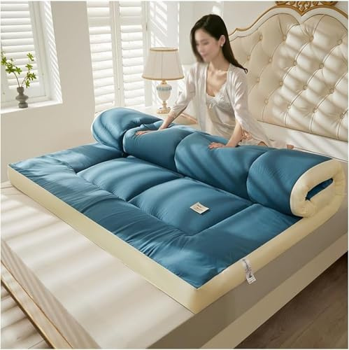 MIAOXIAO Japanische Bodenmatratze Dicke Futon Matratze Tatami-Matte Liegenunterlage Faltbare Rollmatratze Jungen Mädchen Schlafsaal Matratzen,2,90x200cm/35x79inch
