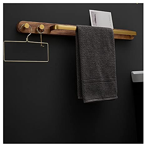 Porta Asciugamani, Porta Asciugamani per Bagno, Porta Asciugamani per Hotel a palo Singolo, Porta Asciugamani per Bagno Domestico con 2 Ganci, Portaoggetti da Appendere alla Parete della Cucina/A-1