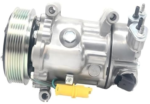 71722318 Compressore A/C, compatibile con Peugeot, 2008 207 208 308 3008 307 508 407 5008 607
