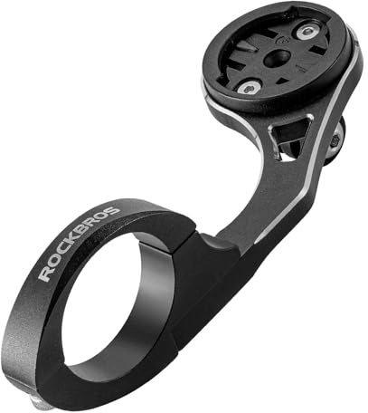 ROCKBROS Fahrradcomputer Halterung für Garmin und Bryton GPS, Fahrrad Halterung Kompatibel mit Action Kamera und Fahrradlicht, für 31,8 mm Lenker, MTB und Rennrad
