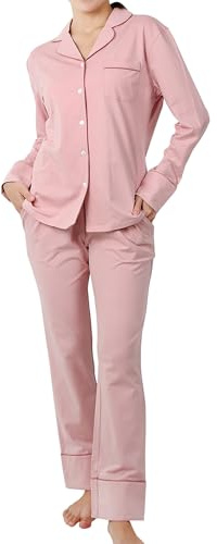 OCCIENTEC Pyjama Femme 2 Pièces en Coton