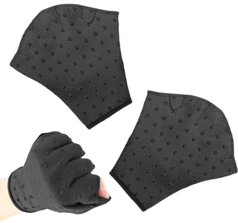 Guanti da nuoto per le donne - Guanti d'acqua acquatici palmati - da nuoto in neoprene con cinturino in polso Attrezzatura subacquea per adulti