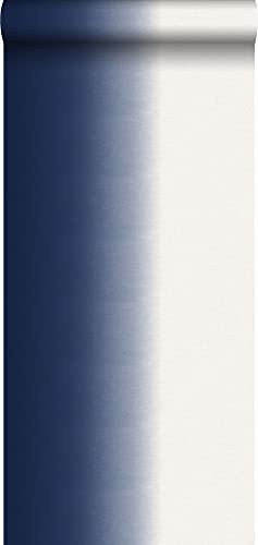 Esta Home papel pintado dip dye tinte de inmersión azul oscuro 53 cm x 10.05 m