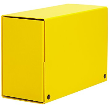 Pardo 972008 – Classeur Pochette Rangement Dossier Projets Dos 200 Fermeture Broches, Couleur Jaune