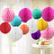 Time to Sparkle 12 Pack Tissue Paper Honeycomb Balls, Poms Birthday Baby Shower Wedding Decorations (Colorful)