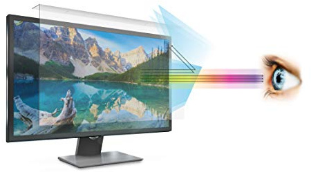 Anti Blau Light Bildschirm Filter für 58,4 cm Widescreen Desktop Monitor, Blöcke übermäßiges schädlichen blaues Licht, reduzieren Ermüdung der Augen und Belastung der Augen