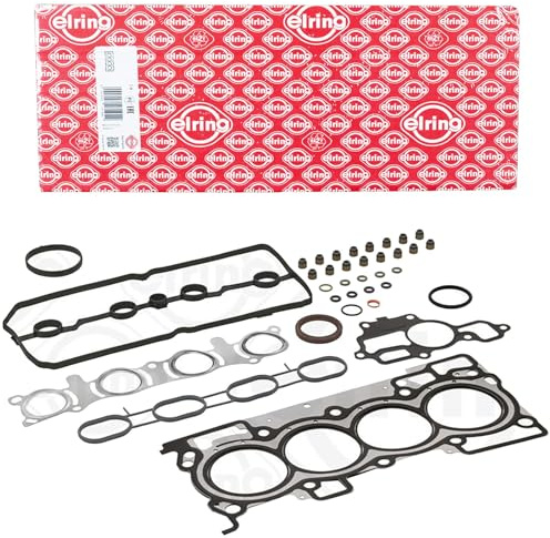 ELRING 383.640 Dichtungssatz Zylinderkopf mit Ventilschaftabdichtung Kompatibel mit NISSAN Qashqai/Qashqai +2 I J10, NJ10 11042EN287 7701065929 A1042EN287