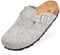 BOnova Hausschuhe Damen 40 Filz Malmö Grey Glitter-Silver 40 - Filzpantoffeln Damen 40 Filzhausschuhe Damen 40 Latschen Damen 40-35 36 37 38 38 39 40 41 42 43