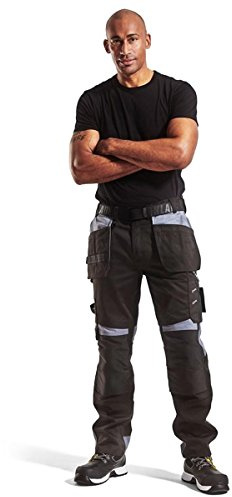 Blaklader 15551860 Handwerker-Hose , Schwarz/ Grau, grootte C50