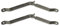 TCH Hardware 2 Pack Steel Folding Lid Stay Support - 7 Long Hinge