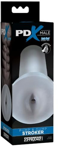 PDX Pump and Dump Stroker, Clear, 2,32 cm