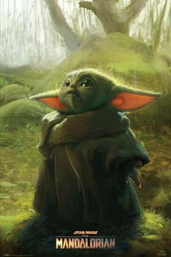 Close Up Star Wars: The Mandalorian - Poster (Grogu The Child) (GröÃþe: 61cm x 91,5cm)