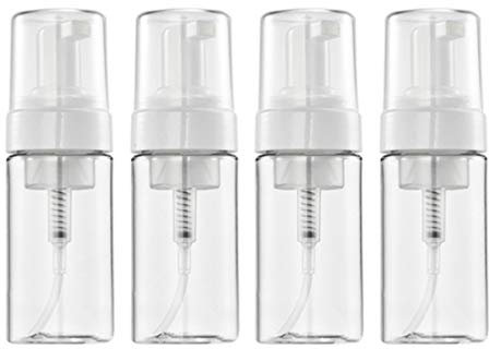 Cabilock Make-up-Behälter Wiederverwendbare Leere Flaschen 4 Stück Sprühflasche Seifenspender Flaschen Flüssigseife Gesichtsreiniger Gesichtswäsche Reisen Mousse-Flasche Ml Flaschenspender