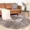FRAAI Waschbarer Viskose Teppich Rund - Vive Taupe Ø 120cm - Polypropylen - Kurzflor - Einfarbig - waschbar in Waschmaschine - Modern - Wohnzimmer, Esszimmer, Schlafzimmer - Rug